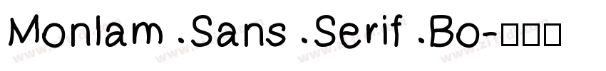 Monlam Sans Serif Bo字体转换